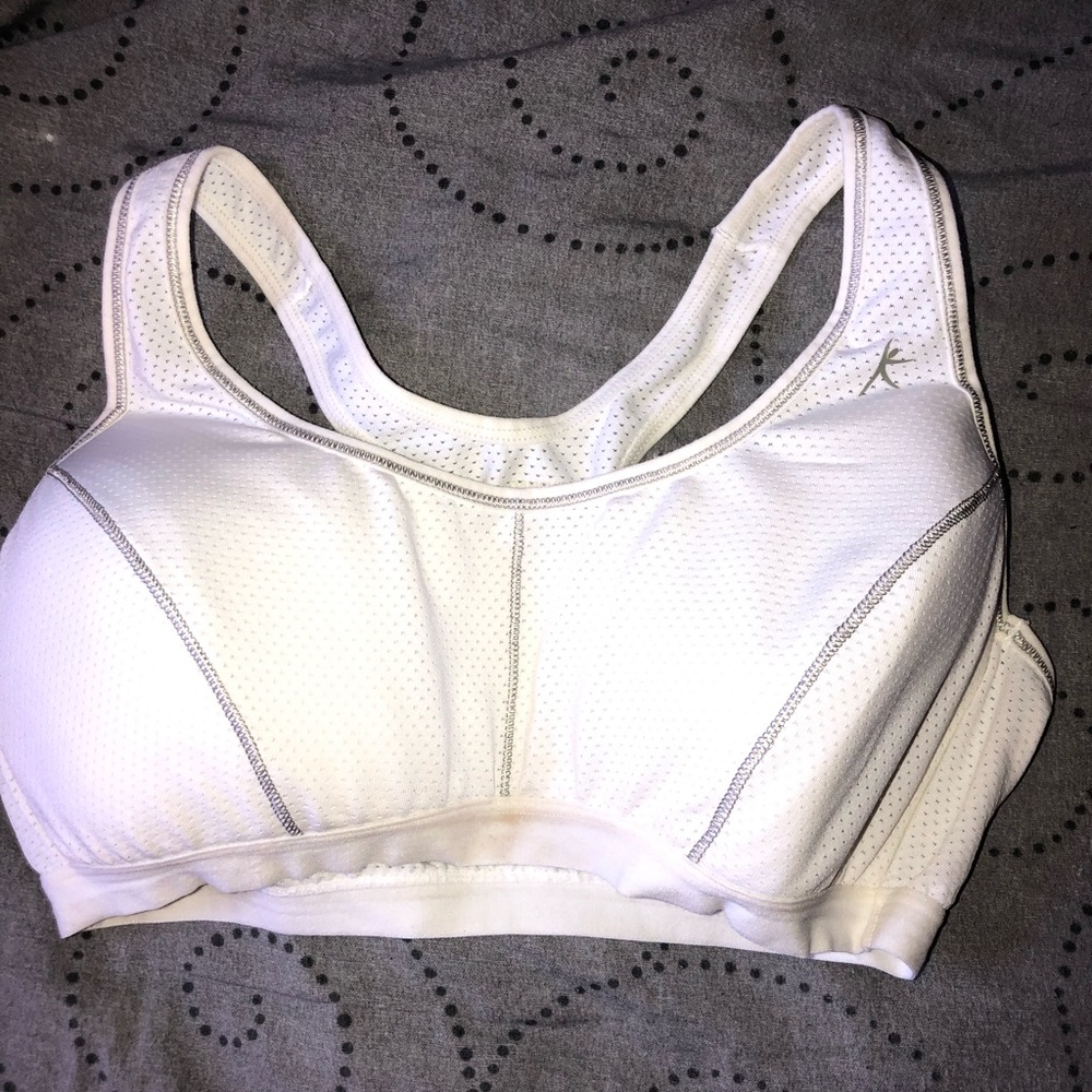 White Sports Bra
